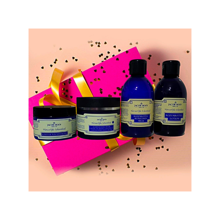 cadeauset kamille & Rozenbottel