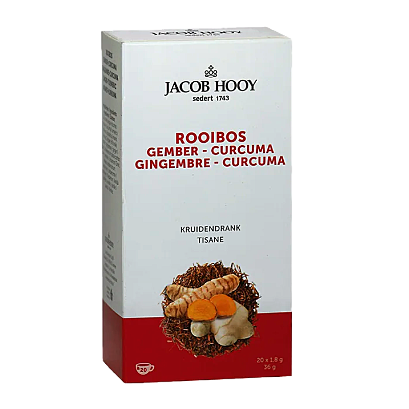 Infusion de rooibos, gingembre et curcuma JH Infusion de rooibos, gingembre et curcuma JH
